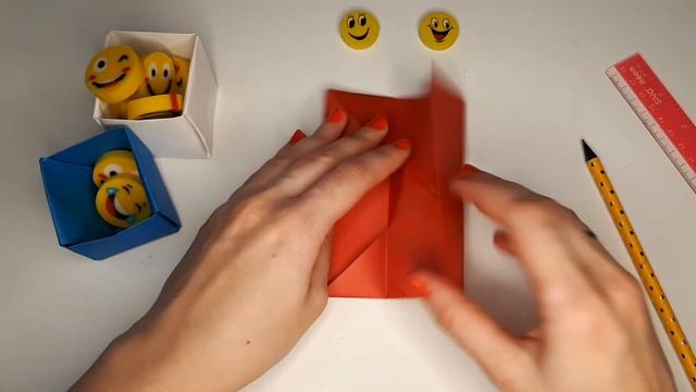 Как сделать коробочку из бумаги/ОРИГАМИ КОРОБКА