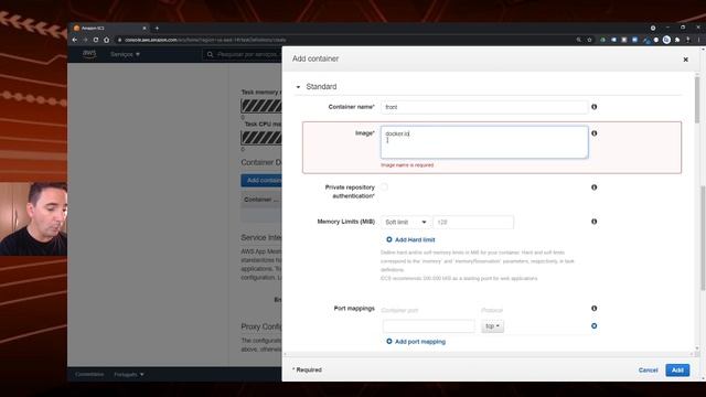 SUBINDO UM CONTAINER NA AWS COM ECS смотреть онлайн