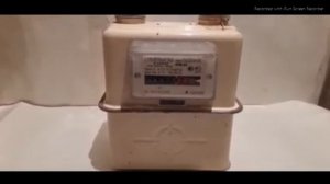 принцип работы газового счётчика.