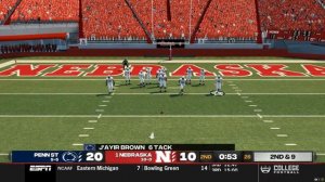 NCAA Football 14 PC Revamped: Penn State @ #1 Nebraska: Year 1 Game 11