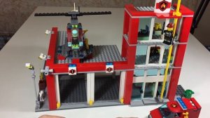 Обзор Лего Пожарная часть 60004 Lego Fire station review