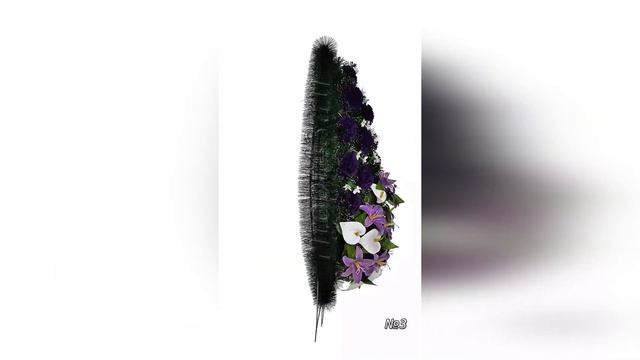 Венок В90, 3D венок, искусственный венок, купить венок смотреть онлайн