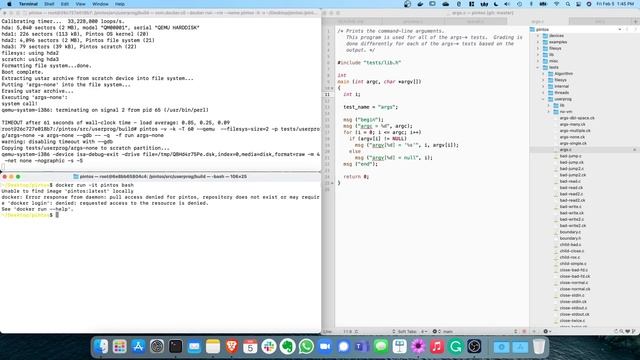 PintOS - System Calls смотреть онлайн