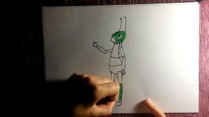 КАК  нарисовать КУЗЮ из мультфильма ЛУНТИК и его друзья .