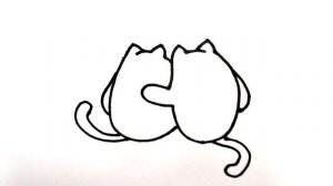 ЛЕГКИЕ РИСУНКИ. ПРОСТЫЕ Рисунки. Рисунки ДЛЯ НАЧИНАЮЩИХ. Как нарисовать КОТИКА.Рисунки для СКЕТЧБУК