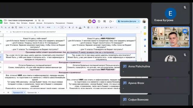 Обучение по скрипту и воронке