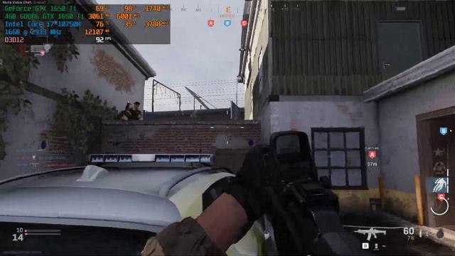 Call of Duty Modern Warfare - GTX 1650 Ti i7 10750H смотреть онлайн