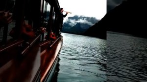 Самое чистое озеро Германии. Эхо в Альпах на озере Кенигсзее (Königssee).