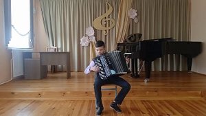 "Белка в колесе" Гаврилов. "Скерцо" Бредис. Исполняет Белоус Владислав.