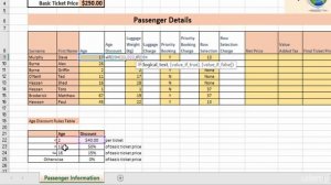 MS Excel Building Business Application 017 Rule 1   Age Discount Solution