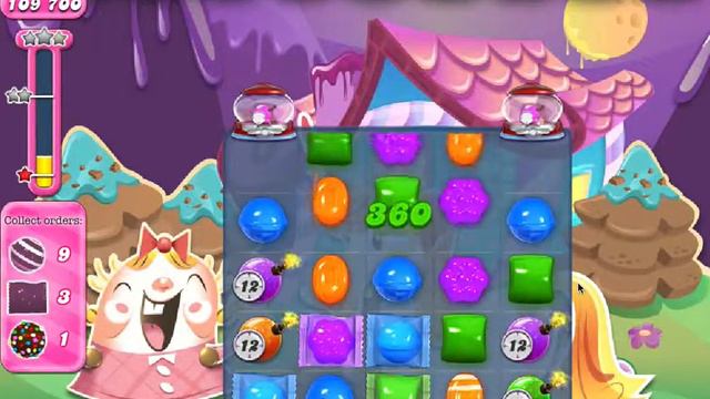 Candy Crush Saga Level 1353 with tips No Booster AWESOME! смотреть онлайн