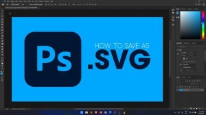 How to Convert or Save Files as SVG Format in Photoshop | SVG Support in Photoshop.