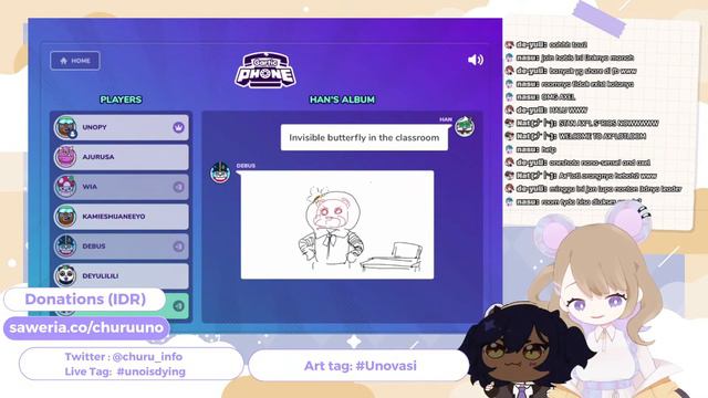 [#churuuno Gartic Phone] harpitnas!!! viewers, come and play with me! смотреть онлайн