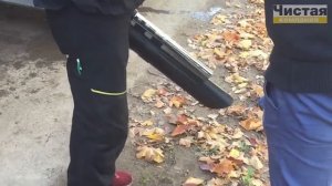 Демонстрация подметально-вакуумной коммунальной машины Karcher MC 50