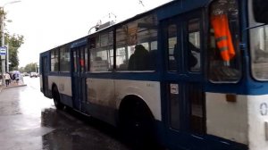 Орёл троллейбус ЗиУ 682г маршрут 4