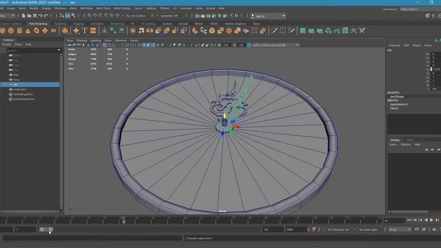 Анимация часов при помощи Expression Editor в Maya смотреть онлайн