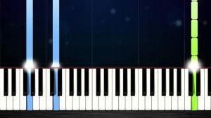 Hans Zimmer - Cornfield Chase (Interstellar) - SLOW EASY Piano Tutorial