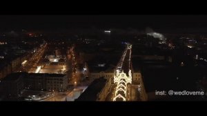 Казань 2022 года зимой с высоты птичьего полета