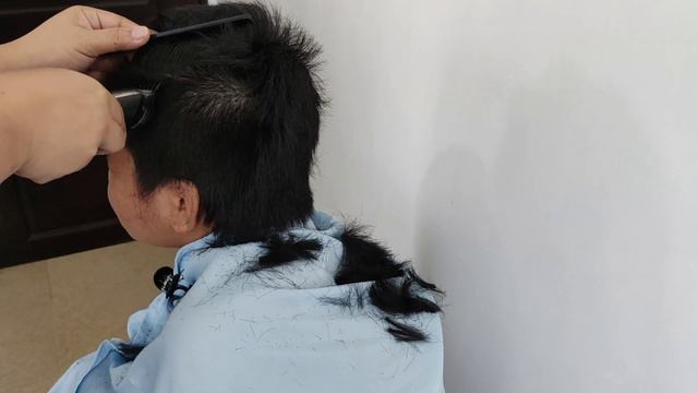 how do i cut my son's hair???? kuya Karl's haircut🥰 смотреть онлайн