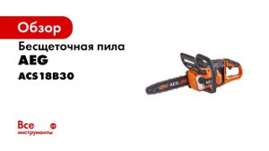 ACS18B30 Chainsaw RUSSIAN