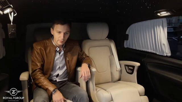 Установка комфортных капитанских кресел на электроприводе в Mercedes v class w447 смотреть онлайн
