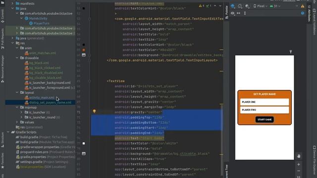 Part #4. TicTacToe Android App with java смотреть онлайн