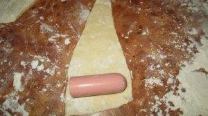 Булочки с сосиской