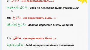 №34. Глагол كَانَ и его «сёстры» كَانَ وَأَخَوَاتُهَا