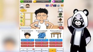 Панда Сим в Эволюции Поедания Еды! Прохождение Food Fighter Clicker