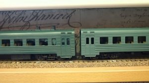 Сцепка вагонов модели ЭР2