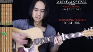 Sky Full Of Stars Guitar Cover Acoustic - Coldplay  🎸 |Tabs + Chords|