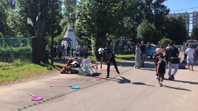 Парк Бабушкина,аттракционы.СанктПетербург.Лето 2020