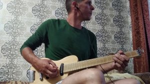 DIY Pine Wood Eectric Guitar (Самодельная электрогитара)