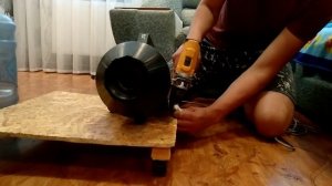 Строительный пылесос типа# Циклон# своими руками.#Бюджетный вариант.Из пылесоса#Ракета