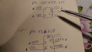 Моя справка, как подключить Pic16f628A к программатору PicKit 2.