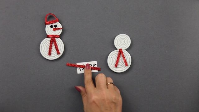 Снеговик из глиттерного фоамирана своими руками ? Foamiran Christmas Ornaments