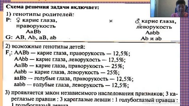 Биология. Решение задач по генетике. смотреть онлайн