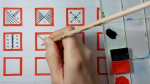 Мезенская роспись. Учимся рисовать. Урок для детей и взрослых. Часть 2