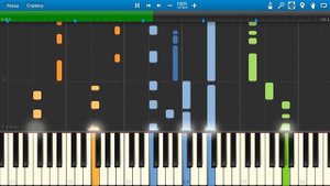 REFLEX - Non Stop (на пианино Synthesia)