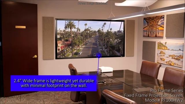 Elite ProAV's Pro Frame Series- Fixed Frame Projection Screen смотреть онлайн