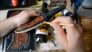 Маленький секрет покраски кожи. Морилка, Saphir, Морелло www.muzylevstyle.ru