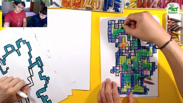 Вова рисует Terraria и дает советы / дельный урок от РыбаКит смотреть онлайн