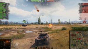 WORLD OF TANKS EBR 90  10.000 урона насветил  и выжл