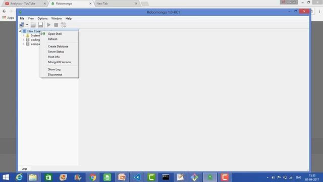 Robomongo: Installation  Usages