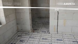Монтаж отопления, водоснабжения и электрики в доме из газобетона
