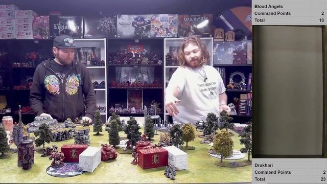 Blood Angels Vs. Drukhari Warhammer 40k 10th Edition Live Battle Report смотреть онлайн