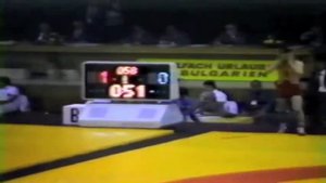 1987 Senior European Championships: 52 kg Valentin Jordanov (BUL) vs. Hebert Tutsch (FRG)