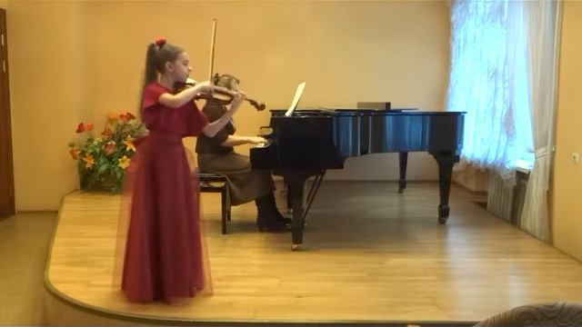 Вильям Потсток"Сувенир для Сарасате" Испанская фантазия, исполняет Бондарчук Ангелина смотреть онлайн