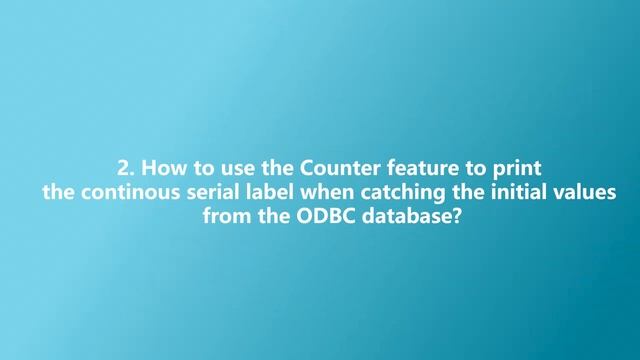 [ Argobar Pro] ODBC Database Advance Funtion 【Argox】