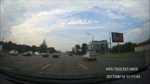 Driving in Moscow agglomeration: Текстильщики - Красногорск 14/08/2017 (timelapse 4x-10x)